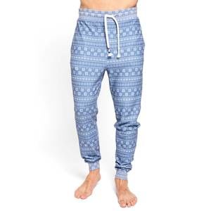 NEW SOL ANGELES fair isle jogger in indigo